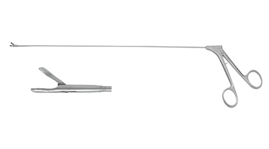 Tracheal foreign-body foceps(wheat-jaw)