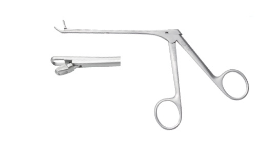 E452 nasal bone rongeur (hollow left open, cutting)