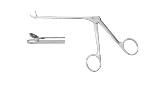 E458 nasal cutting forceps (open hollow wheat head) with cap
